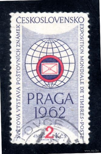 Чехословакия.Ми-1251. Всемирная выставка почтовых марок. Прага. 1961.