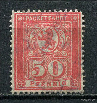 Германия - Берлин (B.) - Местные марки - 1906 - Герб 50Pf - [Mi.85] - 1 марка. Гашеная.  (Лот 75Dc)