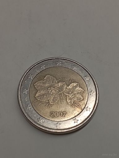 2 евро Финляндия 2007 г.