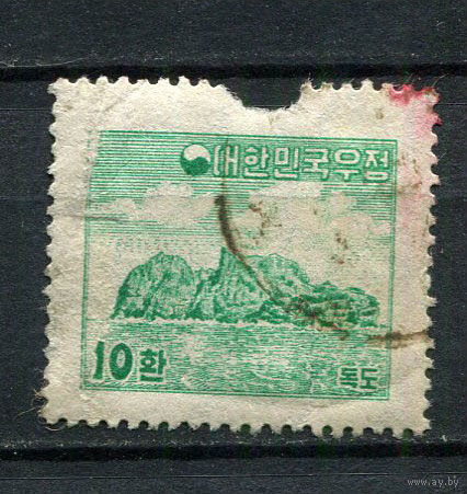 Южная Корея - 1954 - Острова Токто 10H - [Mi.180] - 1 марка. Гашеная.  (Лот 91Ei)-T5P20