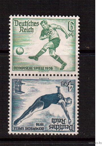 Германия-1936,(Мих.SK27) * , Спорт, ОИ-1936