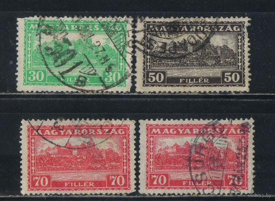 Венгрия Кор 1927 Королевский город Будапешт Стандарт #423,425-6