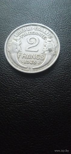 Франция 2 франка 1948 г. - В