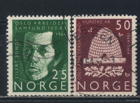 Норвегия 1964 100 летие Ассоциации работников Осло Э.Сундт Улей Полная #512-3