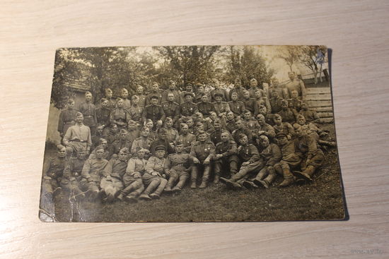 Фотография военнослужащих, размер 14*9, 1940-е года.