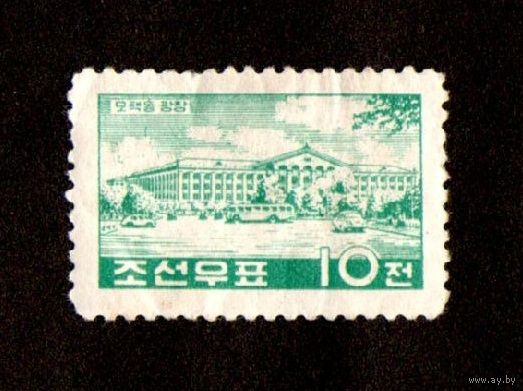 Марка - 1960- Виды города Нового Пхеньяна-Чистая