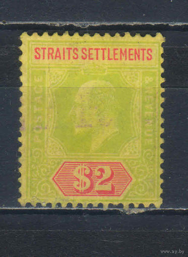 GB Колонии Стрейтс Сетлментс Малайя 1906 EVII Стандарт #134