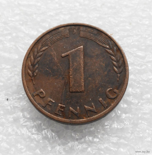 1 пфенниг 1950 (J) Германия ФРГ #03