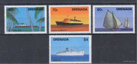 [1292] Гренада 1984. Корабли,парусник. СЕРИЯ MNH