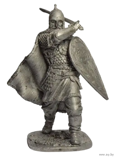 Оловянная фигурка статуэтка Рязанский воевода боярин Евпатий Коловрат, 13 век