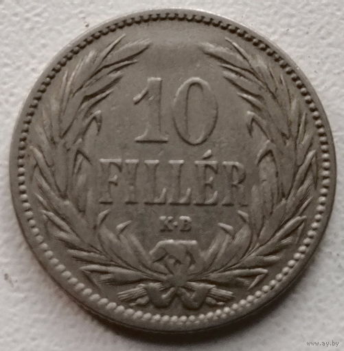 Венгрия 10 филлер 1894 2