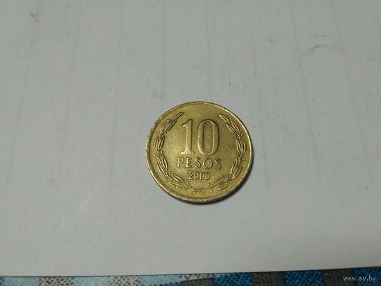 10 песо 2000 года Чили   35