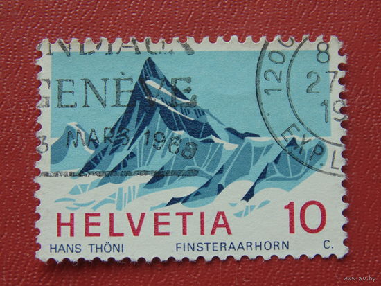 Швейцария. 1966г.  Альпы.