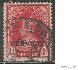 Индия. Король Георг VI. Служебная марка. 1939г. Mi#96.