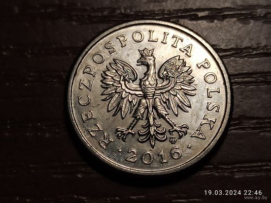 Польша 10 грошей 2016