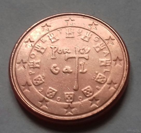 1 евроцент, Португалия 2008, 2007 г.