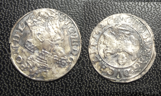 1 грош 1627 Великое княжество Литовское