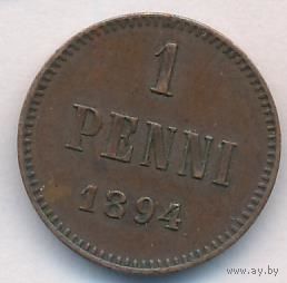 1 пенни 1894 год _состояние VF+