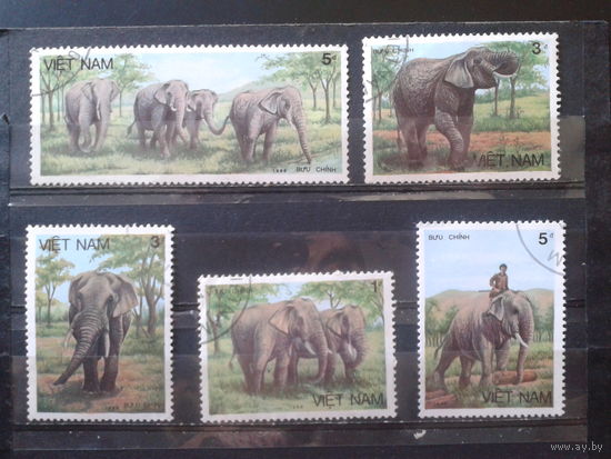 Вьетнам 1986 Слоны