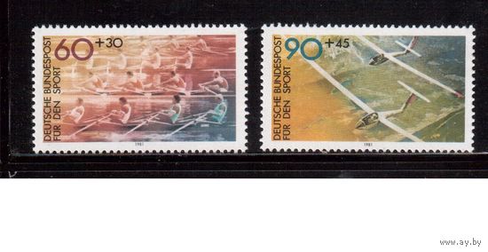 Германия(ФРГ)-1981,(Мих.1094-1095), **, Спорт