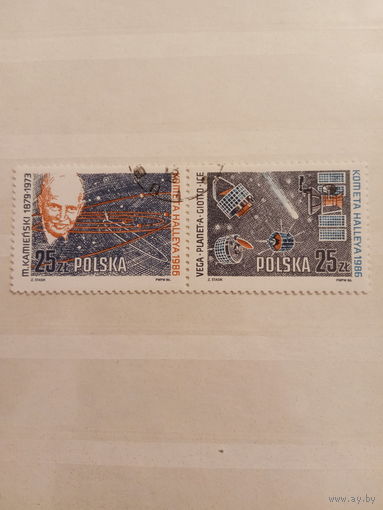 Польша 1986. Космонавтика и астрономия