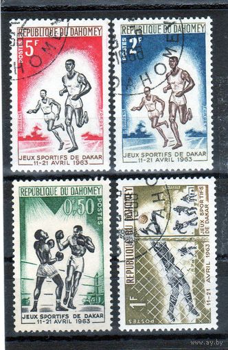 Дагомея.Спорт. Африканские игры. Дакар. 1963.