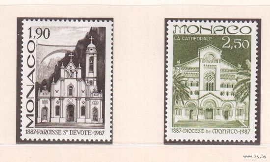 Монако-1987(Мих.1802-1803)  ** , Архитектура