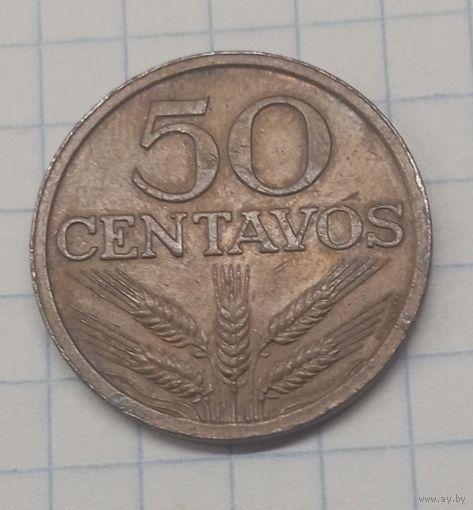 Португалия 50 центаво 1972г.km596