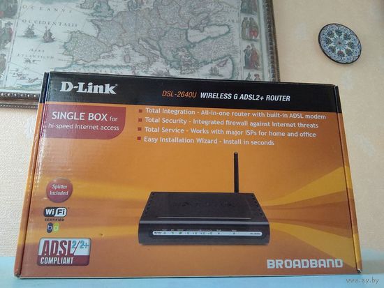Маршрутизатор D-Link Wireless G ADSL2+ROUTER