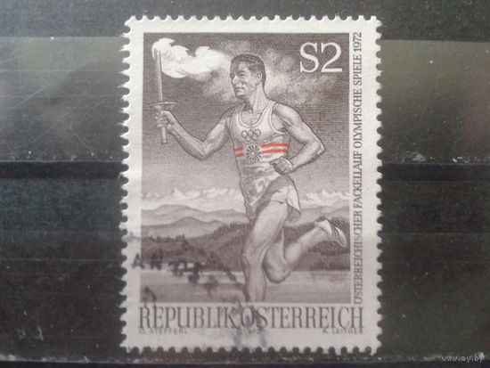 Австрия 1972 Спортсмен-факелоносец, олимпиада в Мюнхене