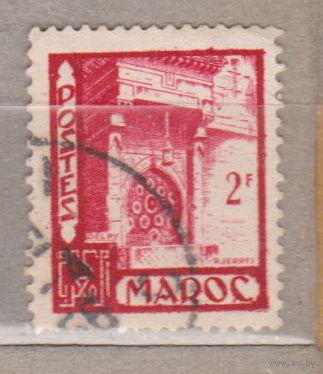 Французские колонии Архитектура Французское  Марокко 1949 год  лот 13