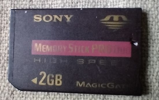Карта памяти Sony Memory Stick PRO Duo 2 Гб 2G