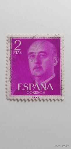 Испания 1956. Стандартный выпуск. Генерал Франко