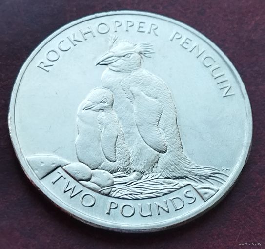 Южная Георгия 2 фунта, 2006 Хохлатый пингвин