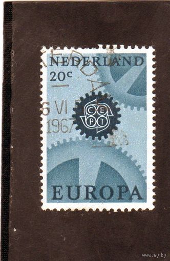 Нидерланды.МИ-878.C.E.P.T.- Шестерни. Серия: Europa (C.E.P.T.) 1967.