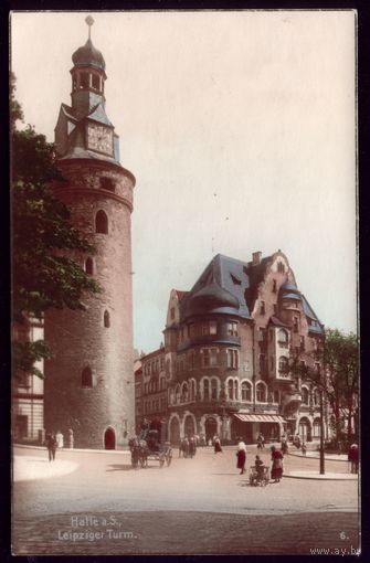 Германия Галле Лейпцигская башня
