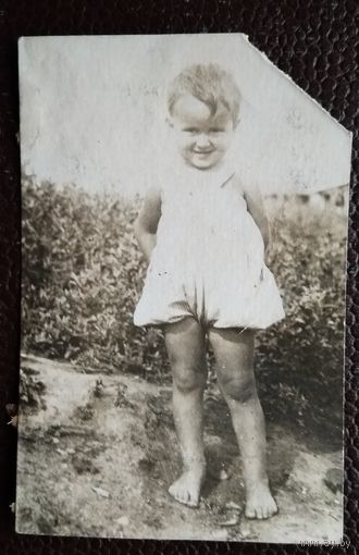 Фото девочки. 1930-е 5.5х8 см