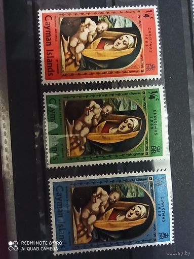 Каймановы острова 3 марки 1969