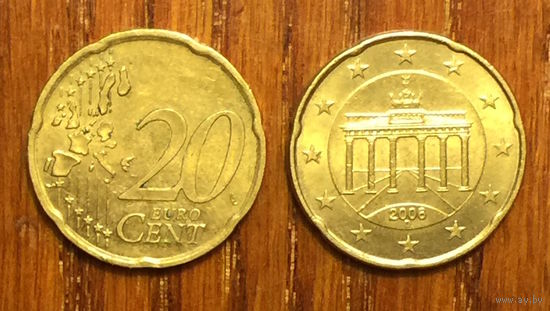 Германия, 20 евроцентов 2006 D