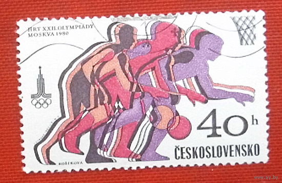 Чехословакия. Спорт. ( 1 марка ) 1980 года. 5-5.